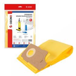 Мешки-пылесборники Ozone бумажные 5 шт для CLEANFIX, COLUMBUS, HAKO и др.