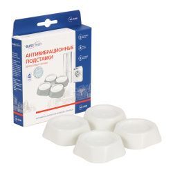 Антивибрационные подставки Euroclean VA-22W, белые