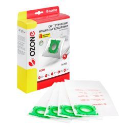 Мешки-пылесборники Ozone синтетические 4 шт + микрофильтр для BORK Мешки-пылесборники Ozone синтетические 4 шт + микрофильтр для BORK