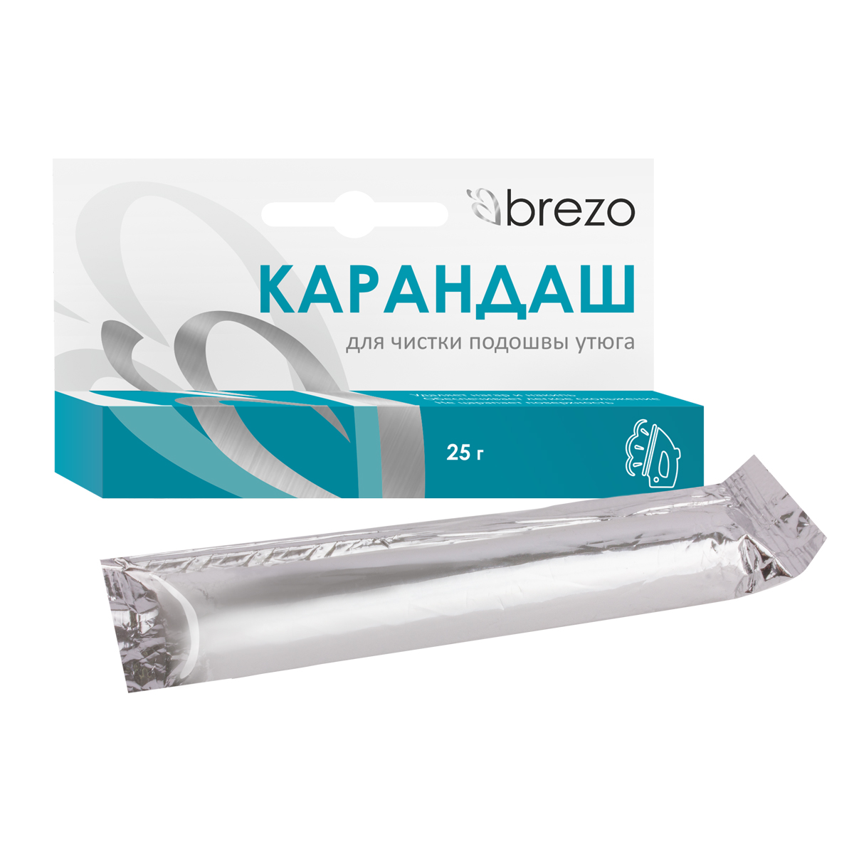 97025 Карандаш Brezo для чистки подошвы утюга, 25 г