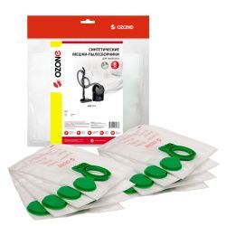 Мешки-пылесборники Ozone синтетические 8 шт для BORK, SEBO