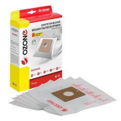 Мешки-пылесборники Ozone синтетические 5 шт + микрофильтр для DAEWOO Мешки-пылесборники Ozone синтетические 5 шт + микрофильтр для DAEWOO