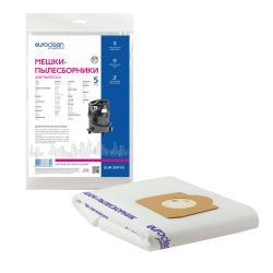 Мешки-пылесборники Euroclean синтетические 5 шт для AEG, ANNOVI REVERBERI, BOSCH и др.