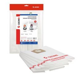 Мешки-пылесборники Ozone синтетические 5 шт для CROWN, HAKO, SOTECO