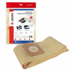 Мешки-пылесборники Ozone бумажные 5 шт для AFC, CHAO BAO, ELECTROLUX и др.