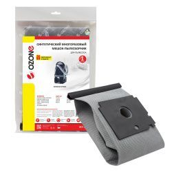 Мешок-пылесборник Ozone многоразовый для BOREAL, PRIVILEG, QUELLE и др.