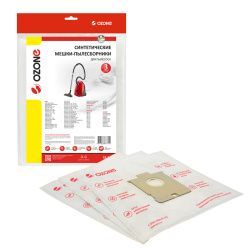 Мешки-пылесборники Ozone синтетические 3 шт для AEG, HANSEATIC, PRIVILEG и др. Мешки-пылесборники Ozone синтетические 3 шт для AEG, HANSEATIC, PRIVILEG и др.