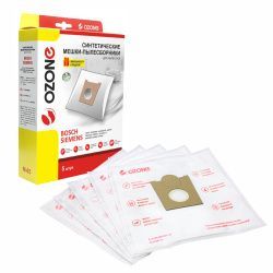Мешки-пылесборники Ozone синтетические 5 шт + микрофильтр для CONTI, KARCHER, ENTRONIC и др.