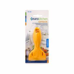 Скребок Eurokitchen для чистки стеклокерамики, оранжевый