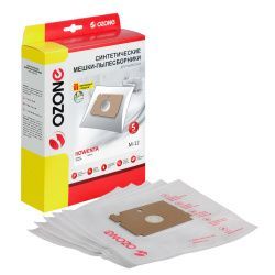 Мешки-пылесборники Ozone синтетические 5 шт + микрофильтр для BOREAL, PRIVILEG, QUELLE и др.