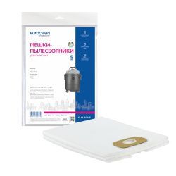 Мешки-пылесборники Euroclean синтетические 5 шт для DEKO, DENZEL, FINEPOWER и др.