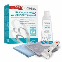 Набор Brezo для ухода за стеклокерамическими и индукционными плитами