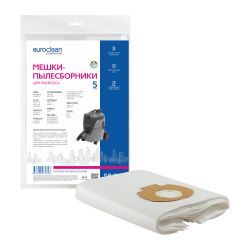 Мешки-пылесборники Euroclean синтетические 5 шт для AEG, FLEX, HIKOKI и др.