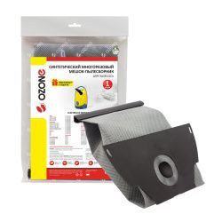 Мешок-пылесборник Ozone многоразовый для AEG, ALFATEC, BRAUN и др.