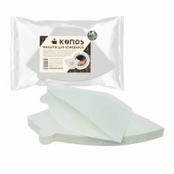 Фильтры KONOS2/40FW для кофеварки капельного типа, размер 2, 40 шт