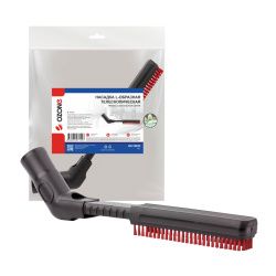 Насадка для профессионального пылесоса Ozone телескопическая L-образная с мягким синтетическим ворсом, под трубку 32 мм