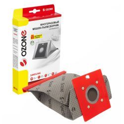 Мешок-пылесборник Ozone многоразовый + микрофильтр для SAMSUNG