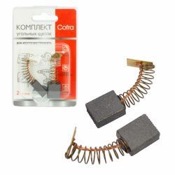 Комплект щеток угольных Cofra для электроинструмента, 2 шт для ИНТЕРСКОЛ
