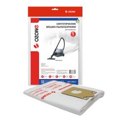 Мешки-пылесборники Ozone синтетические 5 шт для NILFISK