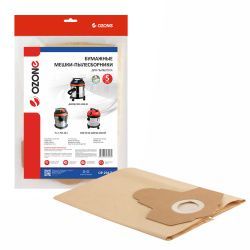 Мешки-пылесборники Ozone бумажные 5 шт для BENNETT, FAVOURITE, FINEPOWER и др.
