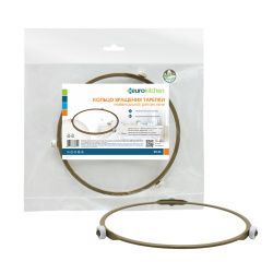 Кольцо вращения тарелки Eurokitchen для СВЧ-печи, диаметр кольца 180 мм, диаметр ролика 14 мм