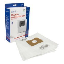 Мешки-пылесборники Euroclean синтетические 4 шт для PHILIPS
