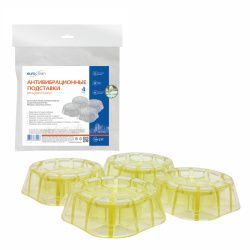 Антивибрационные подставки Euroclean VA-23T, прозрачные