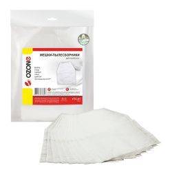 Мешки-пылесборники Ozone синтетические 10 шт для ВИХРЬ, ПУМА, ТАЙФУН и др.