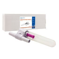 Циклонный фильтр Euroclean для пылесоса, под трубку 32 и 35 мм, белый