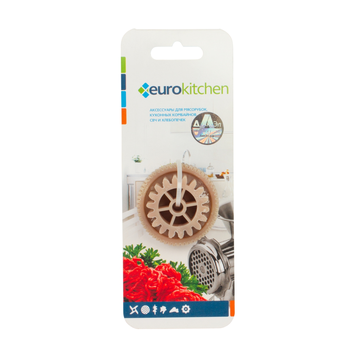 LSC41042  Шестерня ведущая Eurokitchen для мясорубки Scarlett, D 47/35 мм, зубья 56/18 шт., косые/прямые