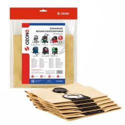 Мешки-пылесборники Ozone бумажные 5 шт для MAFELL, ИНТЕРСКОЛ, BOSCH и др.