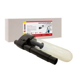 Циклонный фильтр Ozone для пылесоса, под трубку 28, 32, 35, 37 мм, черный