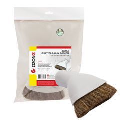 Щетка для пылесоса Ozone с коротким натуральным ворсом, под трубку 32 мм Щетка для пылесоса Ozone с коротким натуральным ворсом, под трубку 32 мм