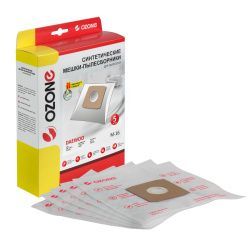 Мешки-пылесборники Ozone синтетические 5 шт для AFK, DAEWOO, DIRT DEVIL и др.