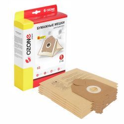 Мешки-пылесборники Ozone бумажные 5 шт для LG
