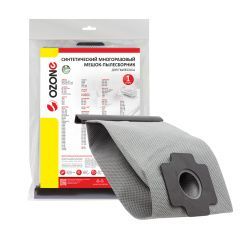 Мешок-пылесборник Ozone многоразовый для METEOR, ROTEL, ZELMER и др.