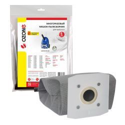 Мешок-пылесборник Ozone многоразовый для AFK, DAEWOO, DIRT DEVIL и др.
