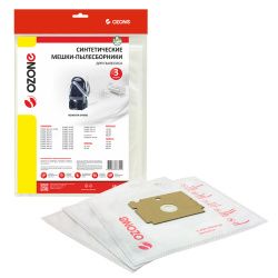 Мешки-пылесборники Ozone синтетические 3 шт для BOREAL, PRIVILEG, QUELLE и др. Мешки-пылесборники Ozone синтетические 3 шт для BOREAL, PRIVILEG, QUELLE и др.