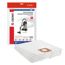 Мешки-пылесборники Ozone синтетические 5 шт для DAEWOO, ПУЛЬСАР, СПЕЦ