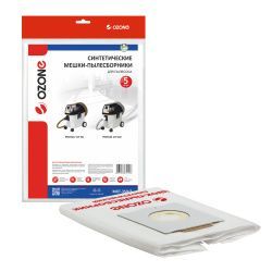 Мешки-пылесборники Ozone синтетические 5 шт для PROTOOL