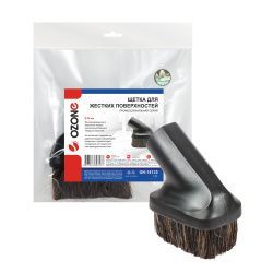 Щетка для профессионального пылесоса Ozone с натуральным ворсом, под трубку 35 мм