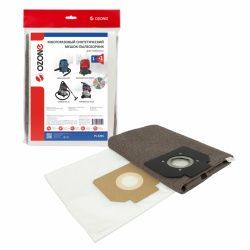Мешок-пылесборник Ozone многоразовый на молнии для BOSCH, HAMMER, HAMMERFLEX и др.