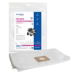 Мешки-пылесборники Euroclean синтетические 5 шт для ELITECH, FIMAP, OASIS и др.