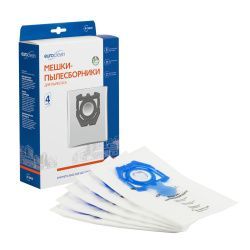 Мешки-пылесборники Euroclean синтетические 4 шт для ZELMER