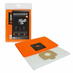 Мешок-пылесборник Ozone многоразовый c высокой степенью защиты HEPA-фильтра, с текстильной застежкой для CLEANFIX, TASKI, TENNANT