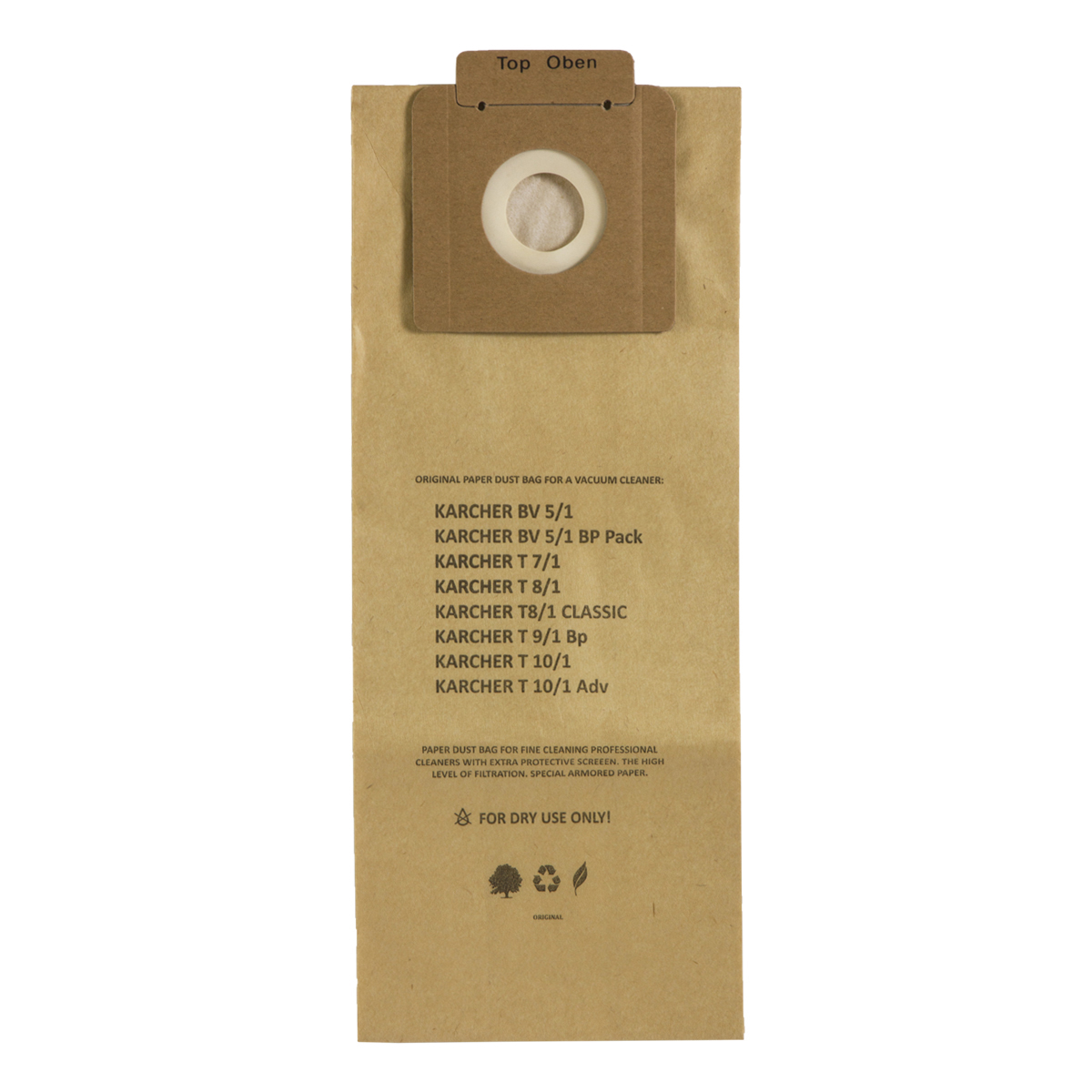 PK-210/300 Фильтр-мешки Airpaper бумажные для пылесоса, 300 шт