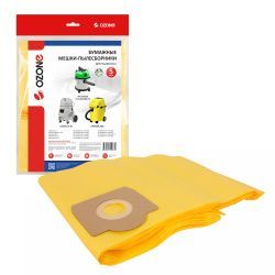 Мешки-пылесборники Ozone бумажные 5 шт для COMAC, DELVIR, KARCHER и др.