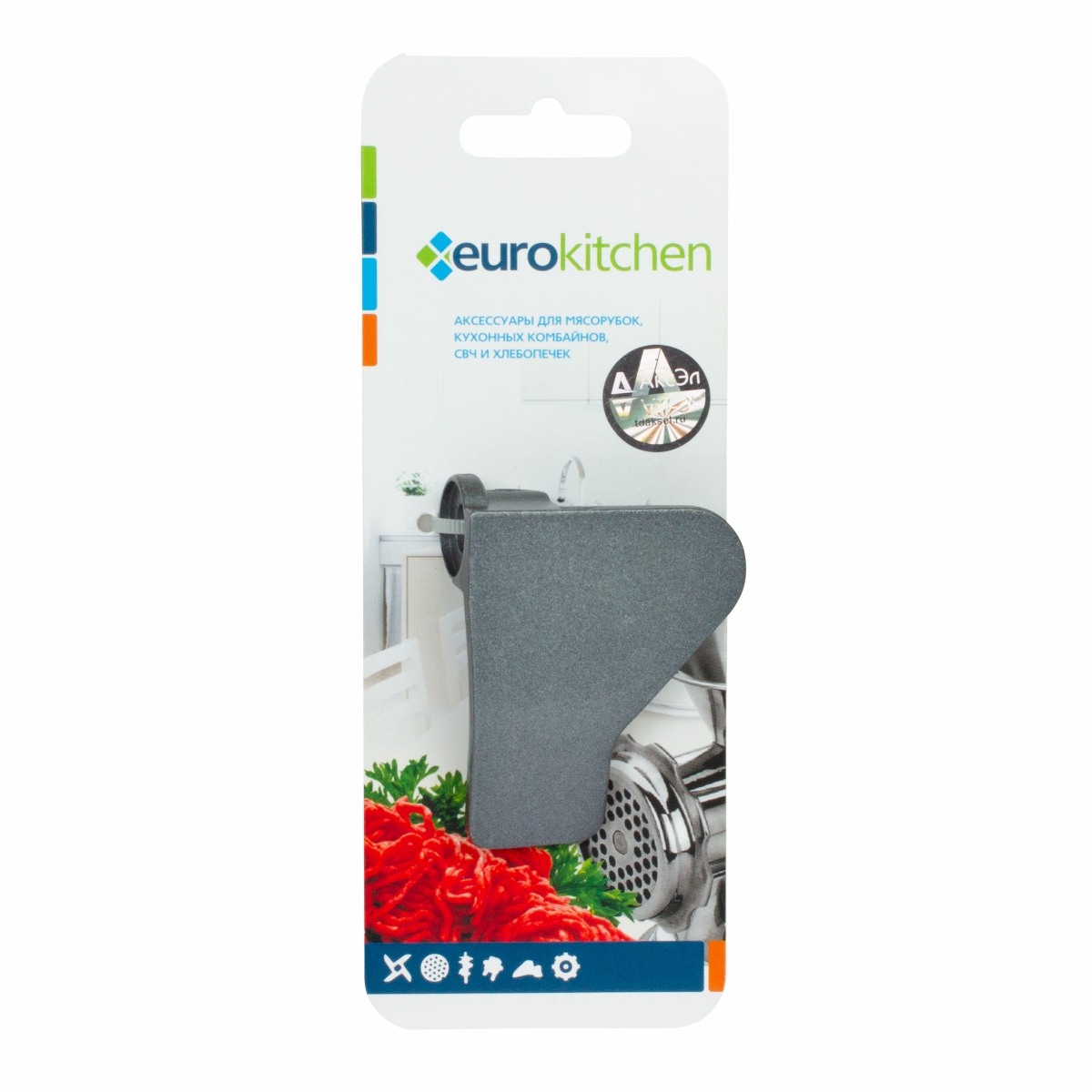 KNB-4 Нож-тестомешатель Eurokitchen для хлебопечки, диаметр вала 8 мм, срез вала 6 мм (до 05.12 г.в.)