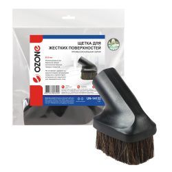 Щетка для профессионального пылесоса Ozone с длинным натуральным ворсом, под трубку 32 мм