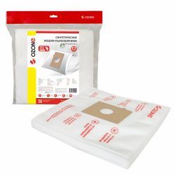 Мешки-пылесборники Ozone синтетические 12 шт + 2 микрофильтра для BOSCH, PRIVILEG, PROFILO и др.